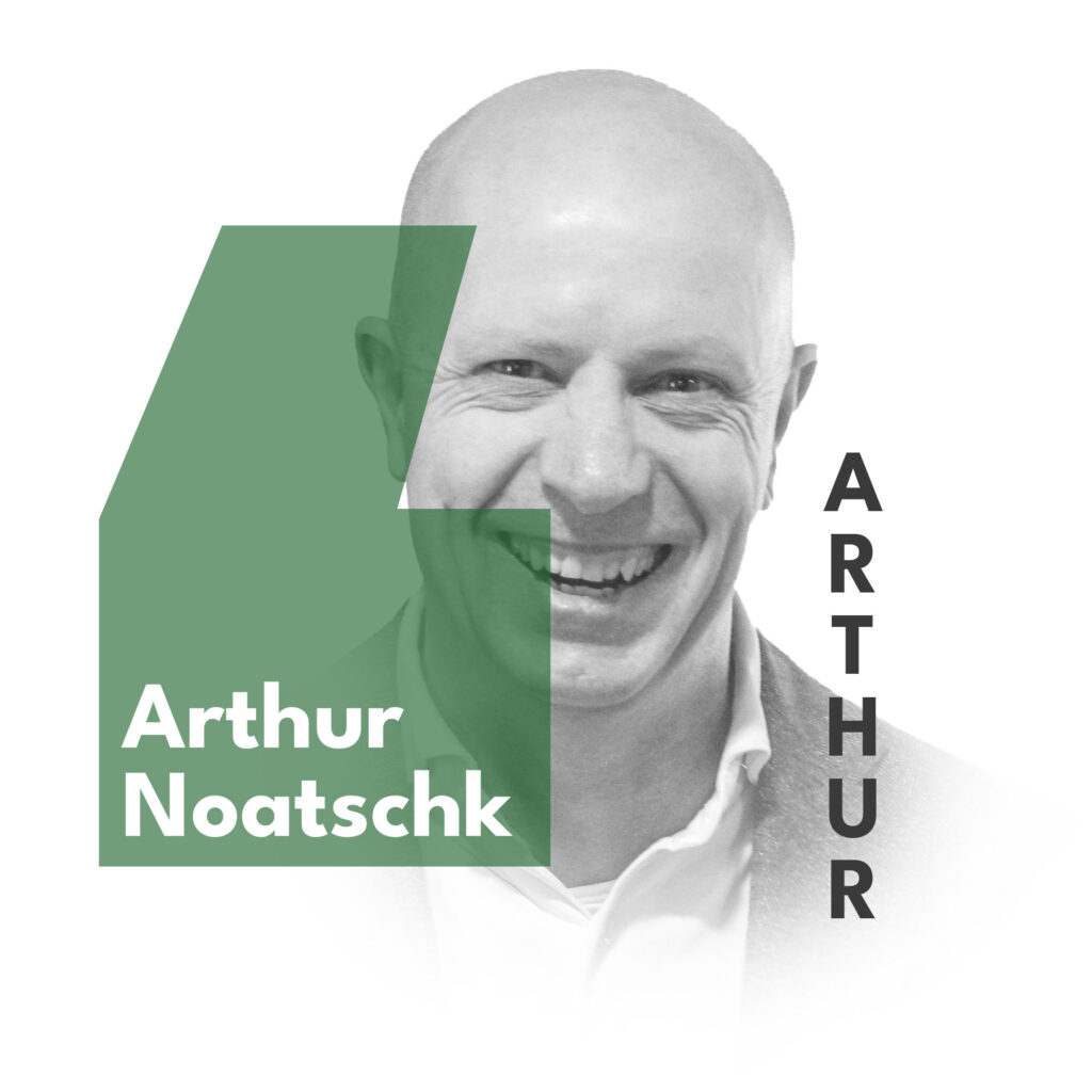 Quote-afbeelding met portret van Arthur Noatschk van Correct Solutions