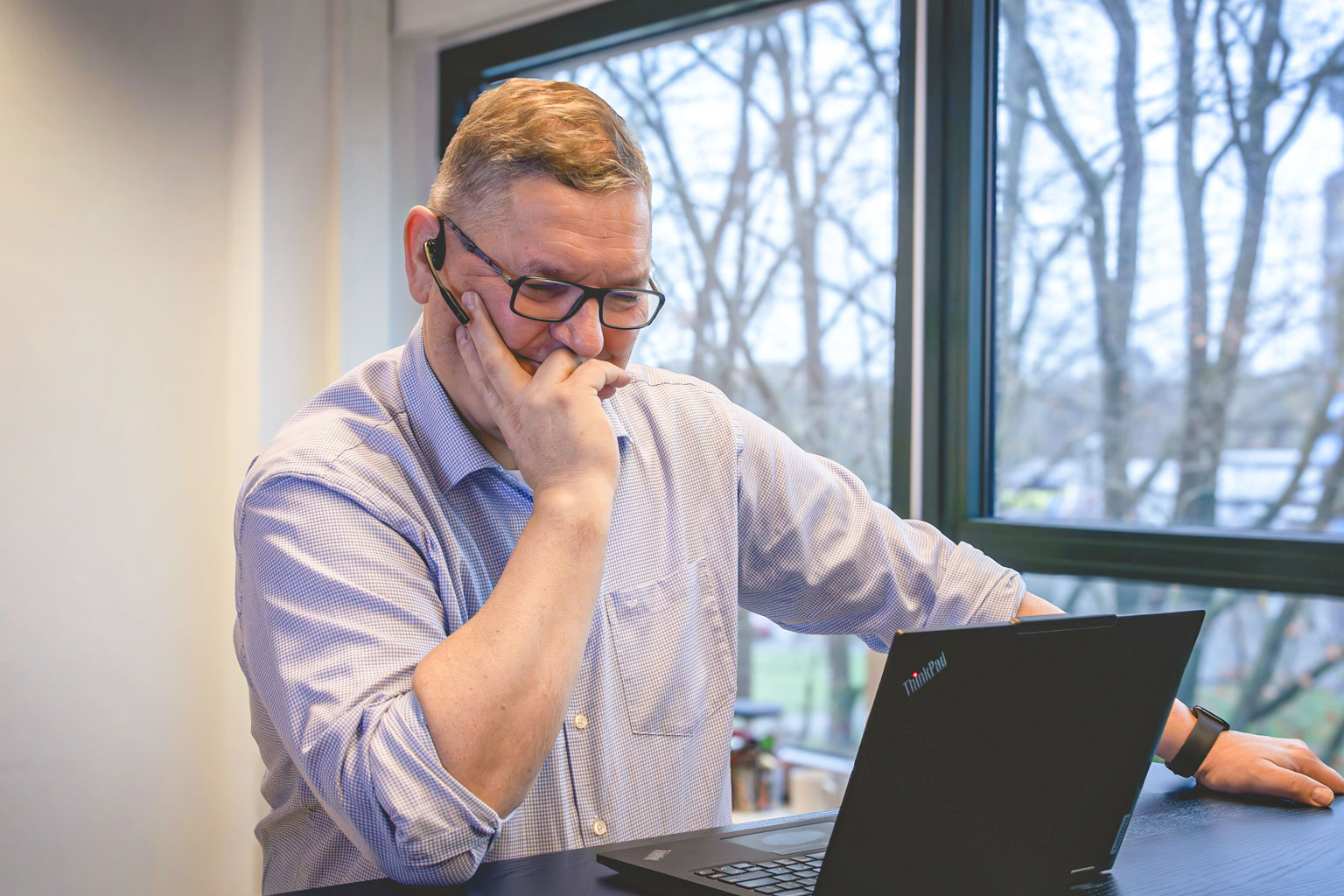 Projectleider Stoffer Dunnik brengt structuur in de werkprocessen